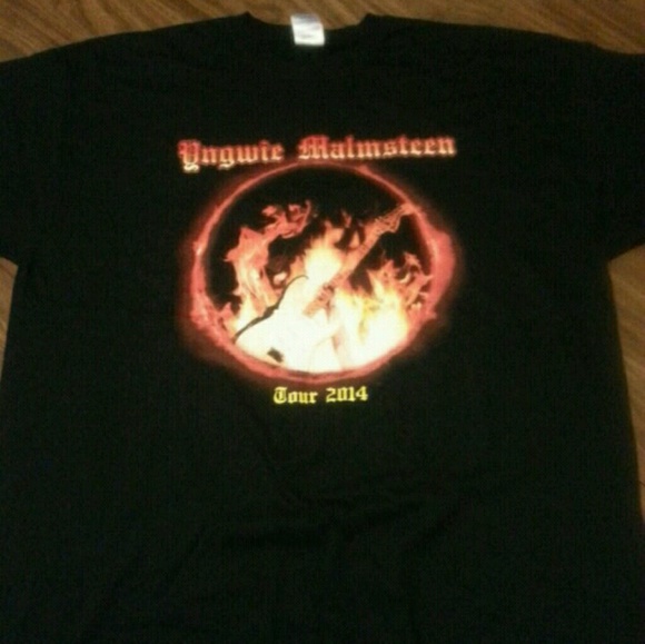 YNGWIE MALMSTEEN 2014 Tour shirt - Picture 4 of 5